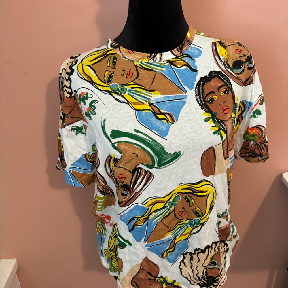 Zara Women's Graphic Print Top
